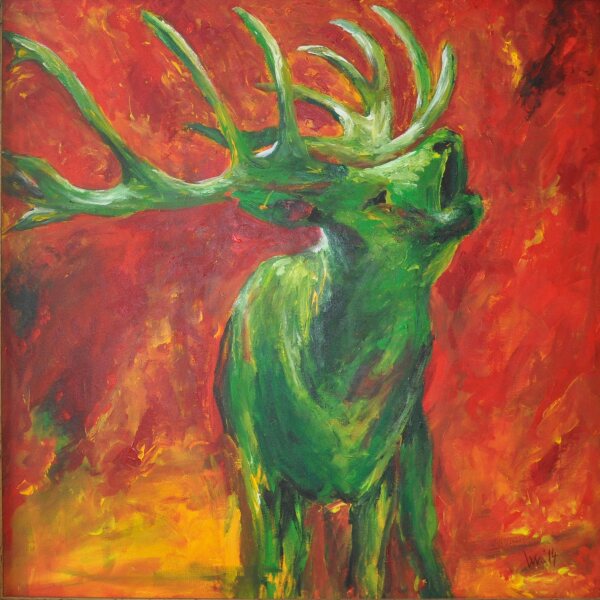 Der röhrende Hirsch